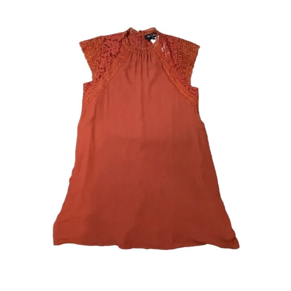 NWT Strut & Bolt Dress Women's Size Small Terracotta‎ Orange Lace - Picture 4 of 8